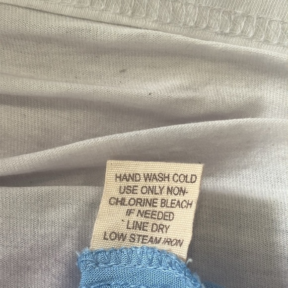 Blue Embroidered High Low Dress - Picture 16 of 17